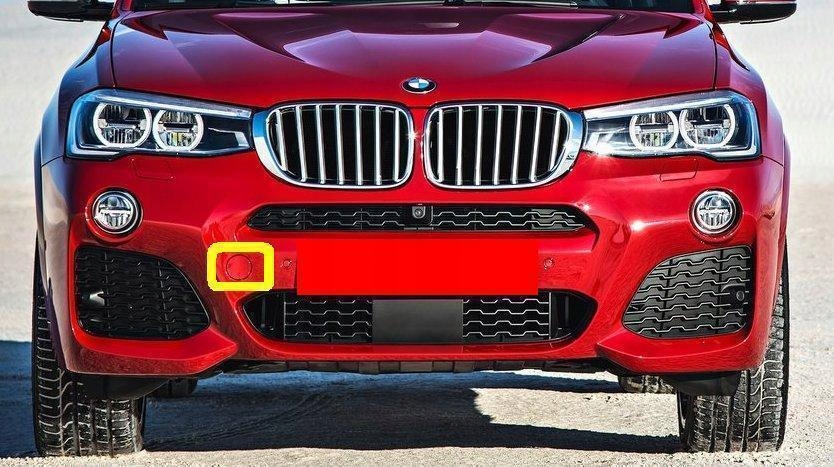 фото №5, Bmw f25 f26 передня оригінальна заглушка вушко буксирувальний 51118065883
