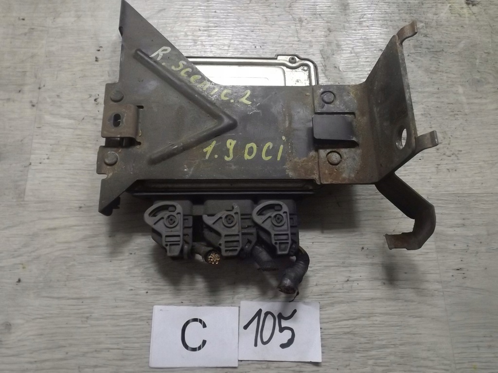 фото №1, Блок управления двигателя renault scenic ii 1.9 dci bosch 0281011275