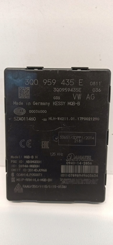 Купить Vw tiguan 2 seat ateca модуль kessy 3q0959435e