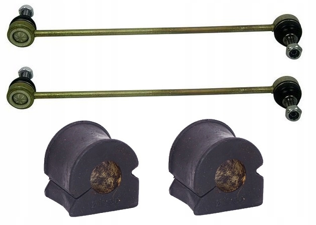 фото №1, З'єднувачі стабілізатора + гумки fiat panda 03-12 kpl