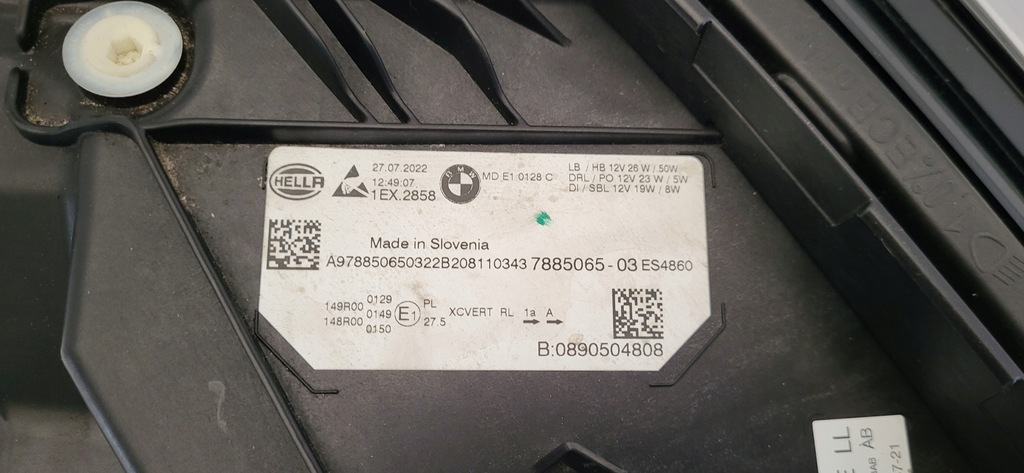 фото №12, Лампа передня перед ліва права bmw 3 g20 g21 lift lci led black повний