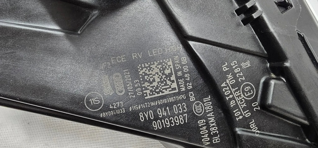 фото №10, Audi a3 8y лампа перед передняя левая full led matrix europa 8y0941033