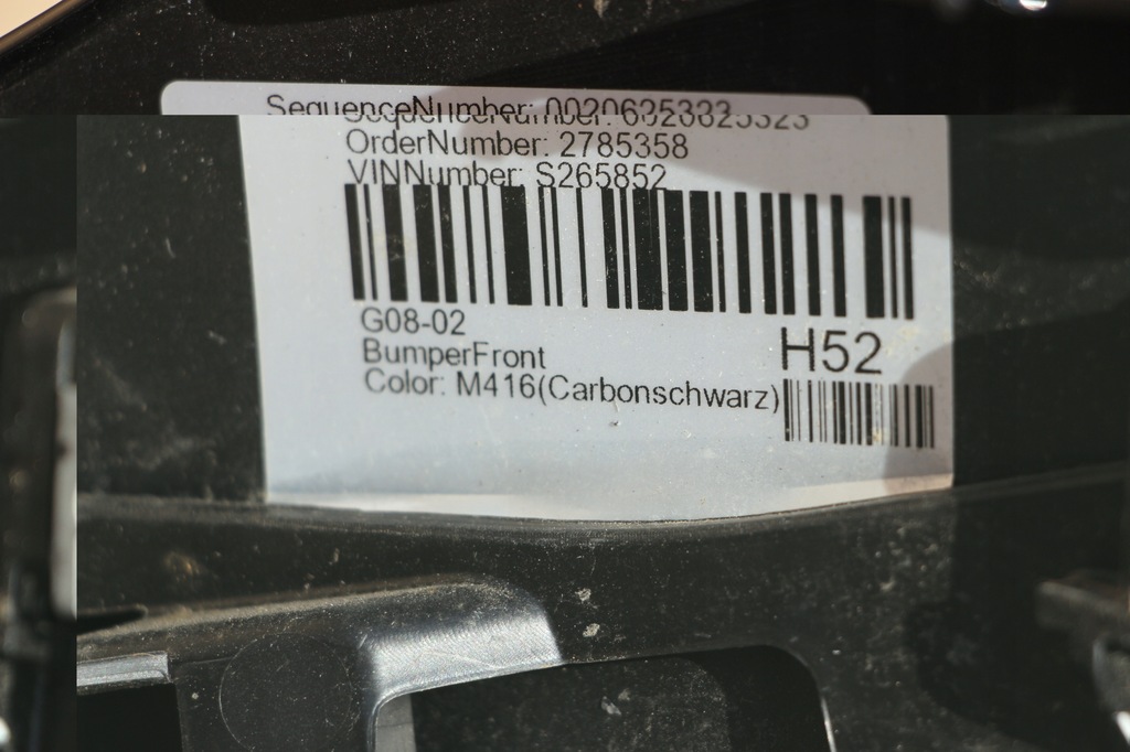 фото №13, Бампер перед передний + 2 направляющие боковой bmw ix3 g08 lift m-pakiet 2021+