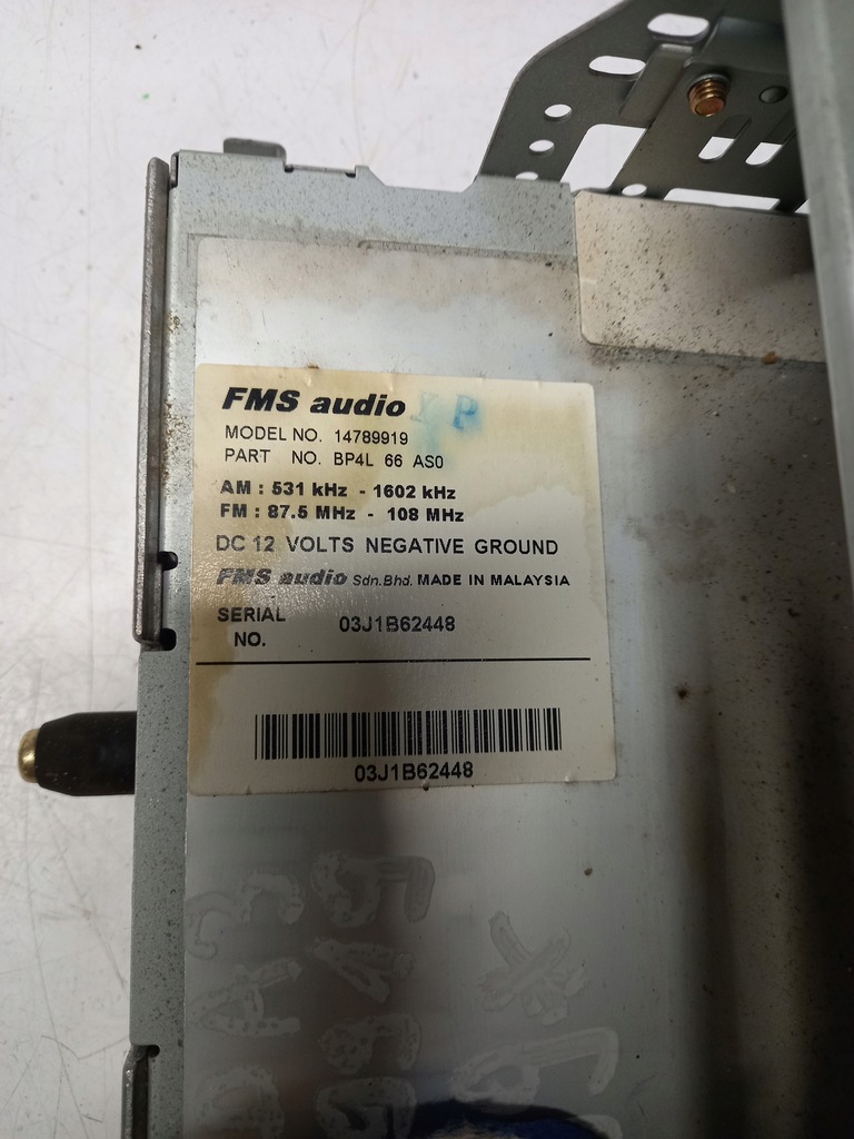 фото №4, Радіо fms аудіо mazda 3 14789919