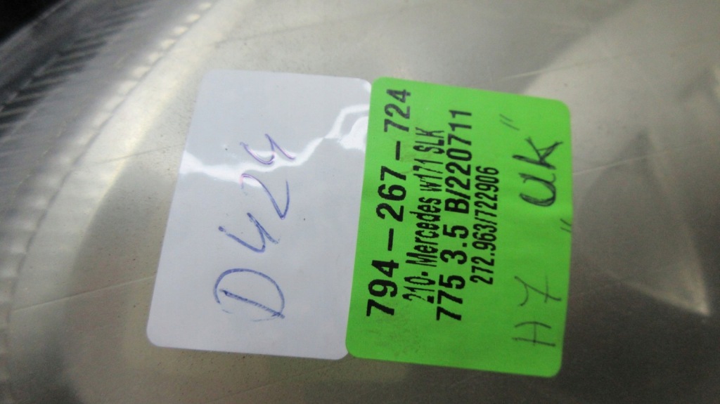 фото №8, Mercedes w171 r171 slk правая лампа перед передняя h7