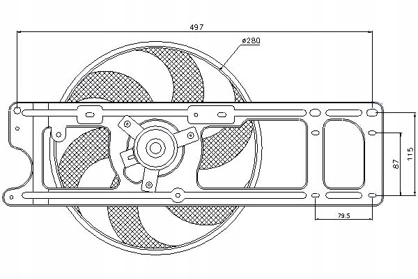 фото №2, Вентилятор радіатора renault clio iii 1.5 dci c/b