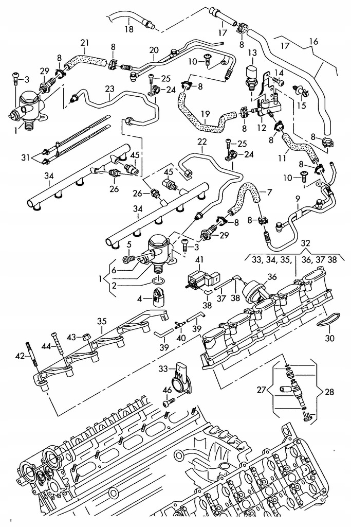 фото №7, Audi rs6 5.0 tfsi v10 buh провода топлива