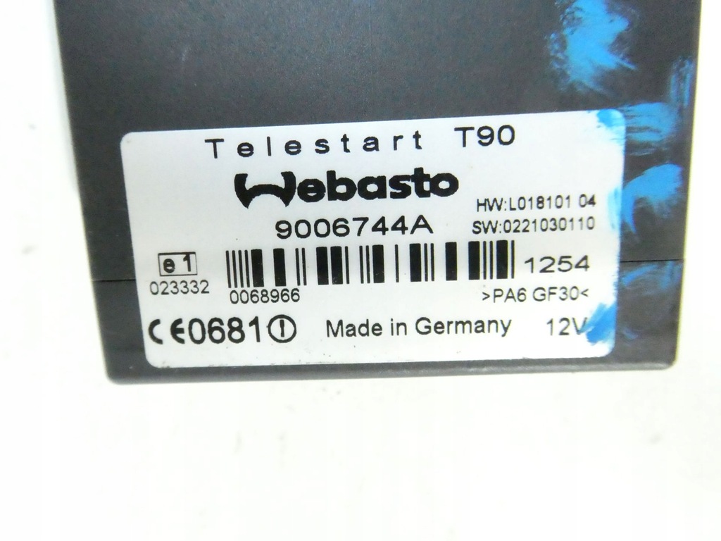 фото №3, Блок управления модуль webasto telestar t90