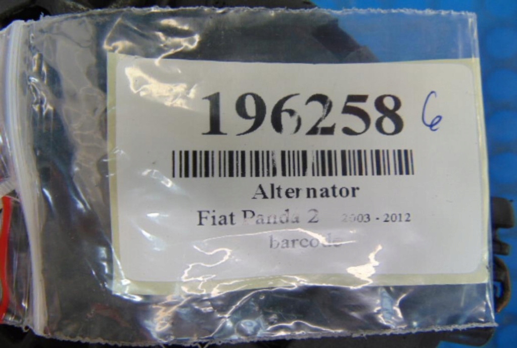 фото №5, Fiat panda ii 1.1 генератор 51700675