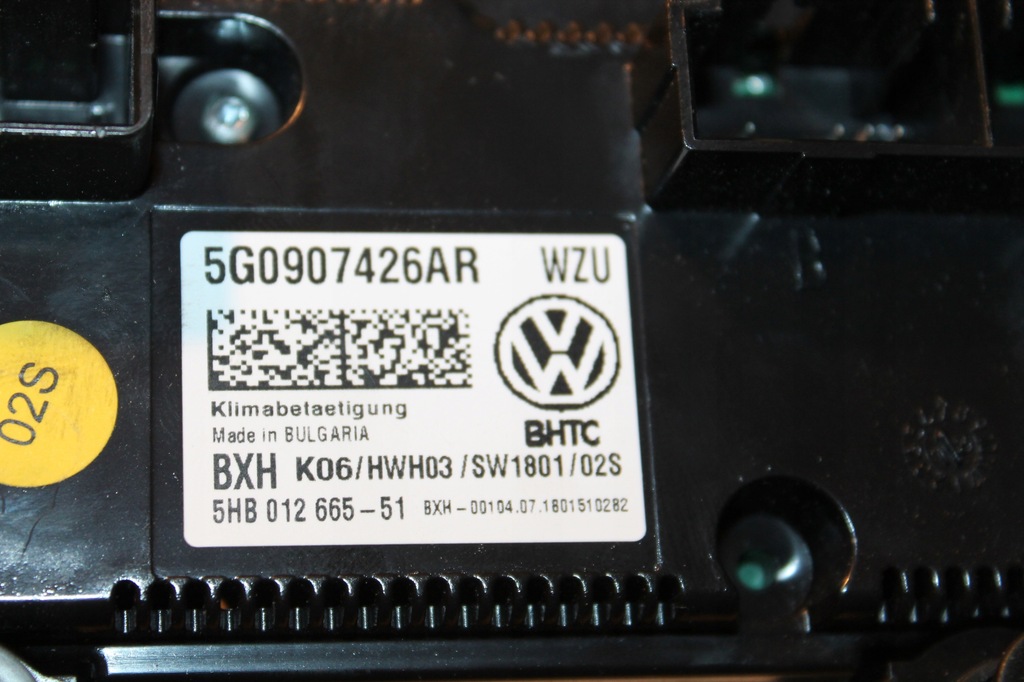 фото №6, Панель кондиционер кондиционера vw passat 7 golf vii b8