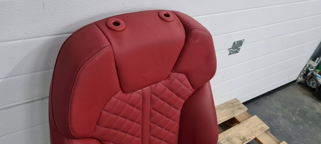 фото №11, Sq5 80a q5 lift кожа обшивка сиденье сиденье правый перед sline magmarot