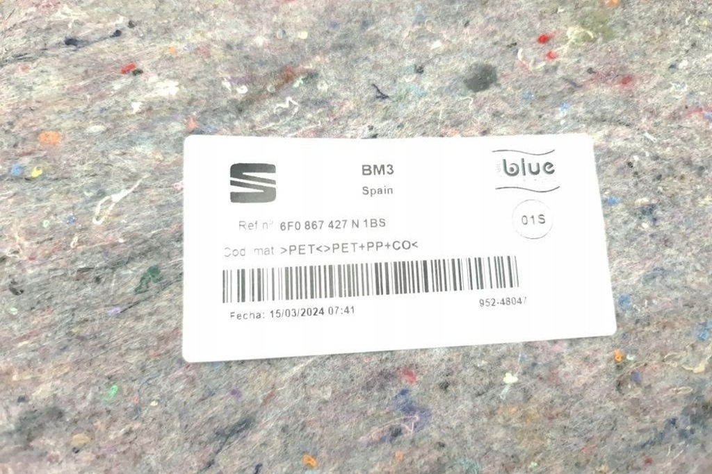 фото №11, Левая обивка багажника seat ibiza v kj1 6f0867427n 1.0l бензиновый 70kw