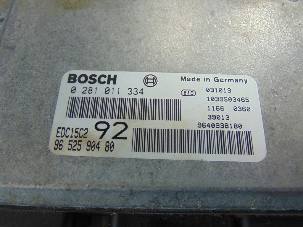 Бортовой компьютер двигателя citroen c8 2.0 hdi 9652590480 в Украине