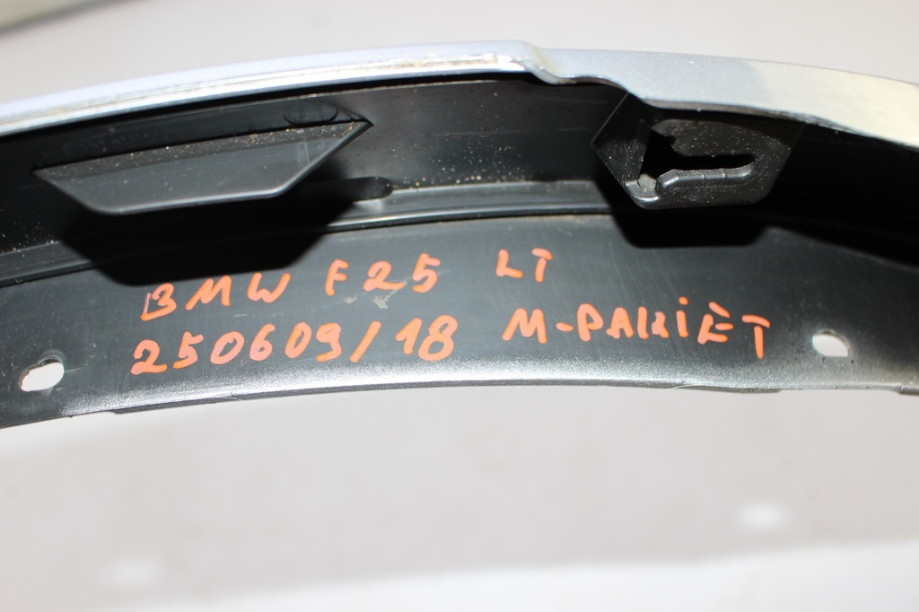 фото №7, Молдинг накладка крыла левый задняя bmw f25 8050457 m-pakiet 354 titan silber