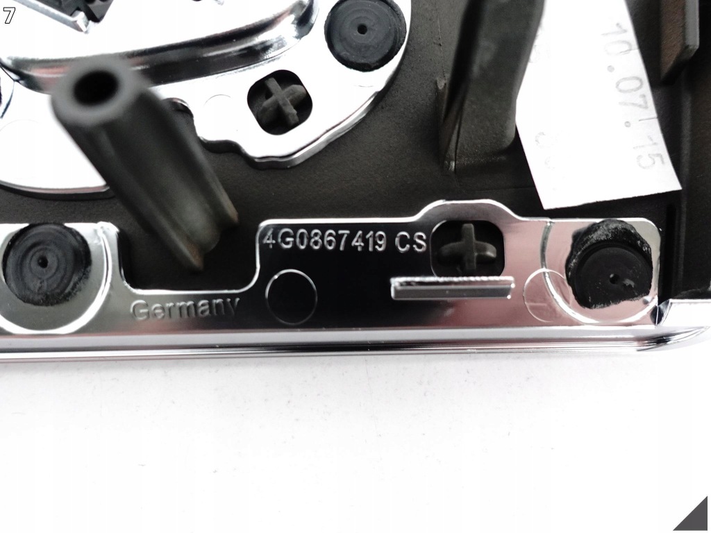 фото №8, Audi a6 s6 4g0 c7 lift 10-18 захист dekor двері ліва задня хром drewno aj3