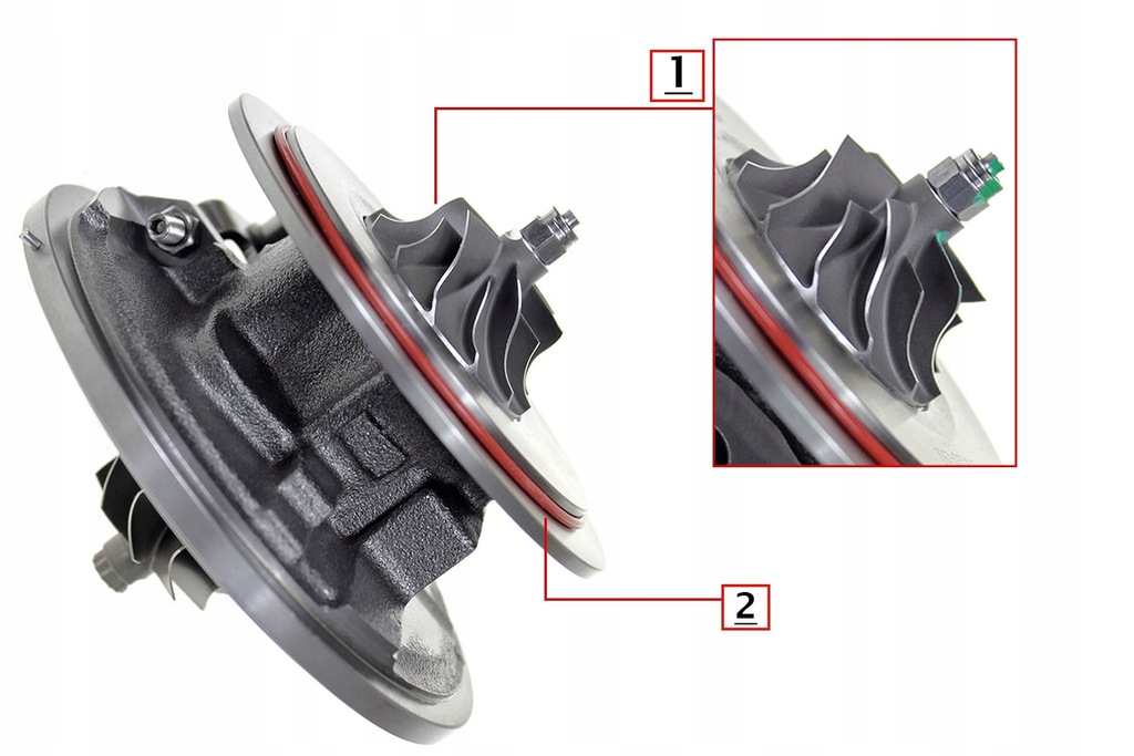 фото №10, Вкладиш turbo 758226-5004s ford mondeo 2.2 tdci puma