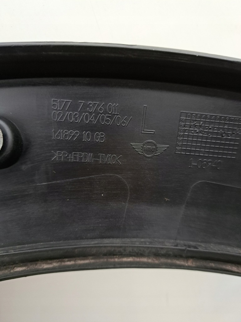 фото №5, Mini f56 f57 молдинг защита na крыло левая перед