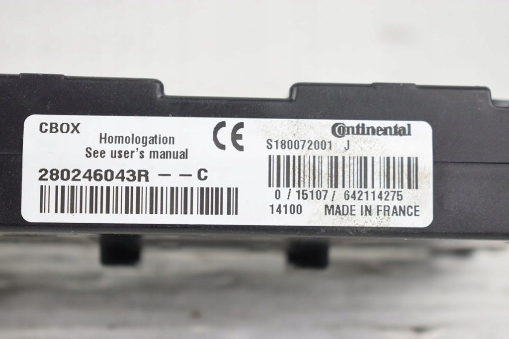 фото №3, Блок керування renault master iii cbox 280246043r