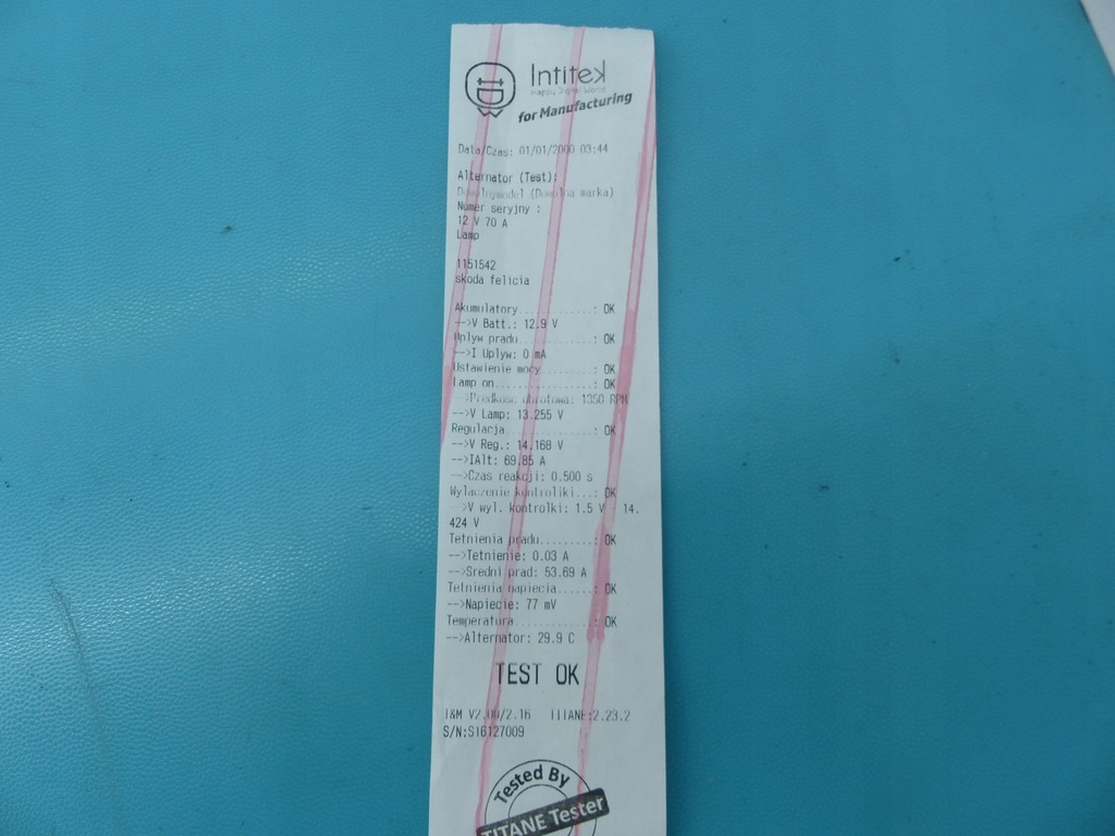 фото №6, Test генератор skoda felicia 1.6 mpi