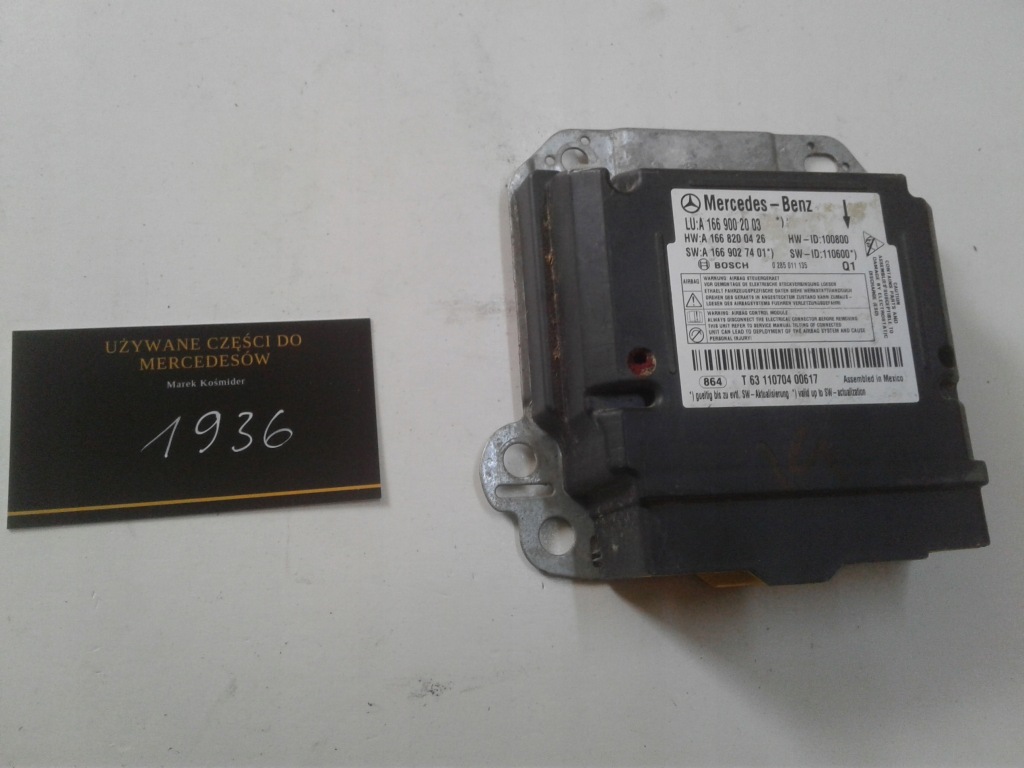 Купити Блок керування модуль w 166 nr 1669002003