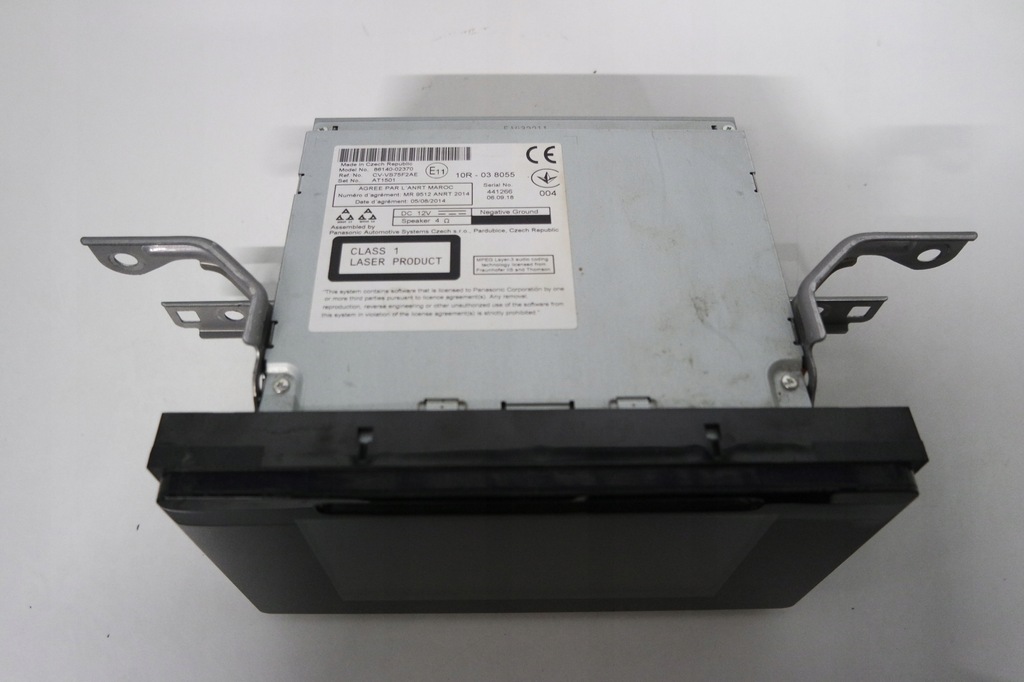 фото №6, Радіо дисплей навігація рамка toyota auris ii 86140-02370