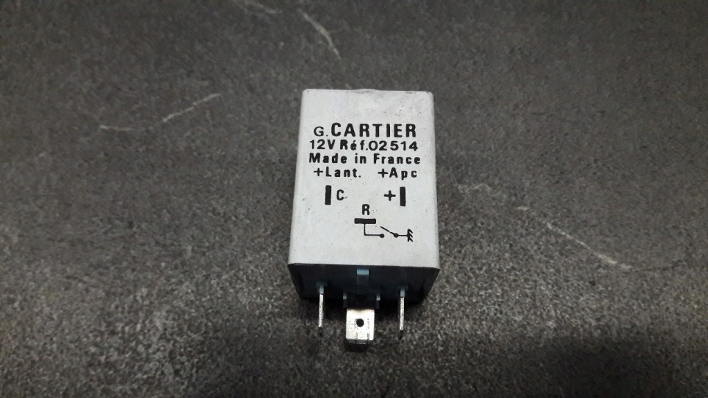 12vref. 02514 реле g. cartier citroen xm 12v Цена