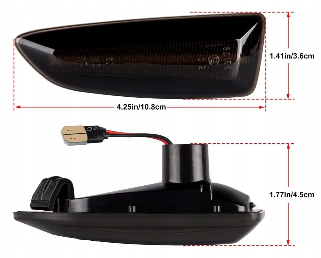 фото №15, Led поворотники opel astra j iv astra k v insignia b ii grandland чёрные