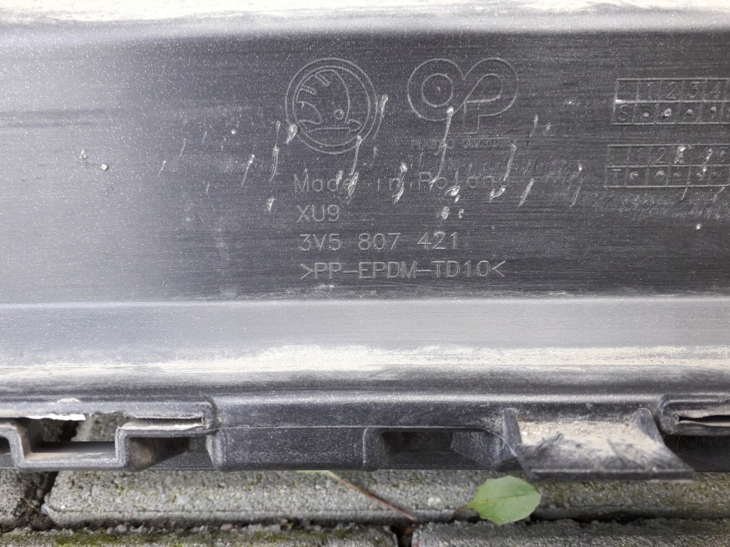 фото №15, Skoda superb 3 iii sedan 15- бампер задний задняя 3v5807421