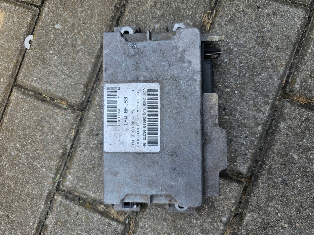 фото №1, Бортовой компьютер блок управления двигателя iaw6fs3 fiat punto