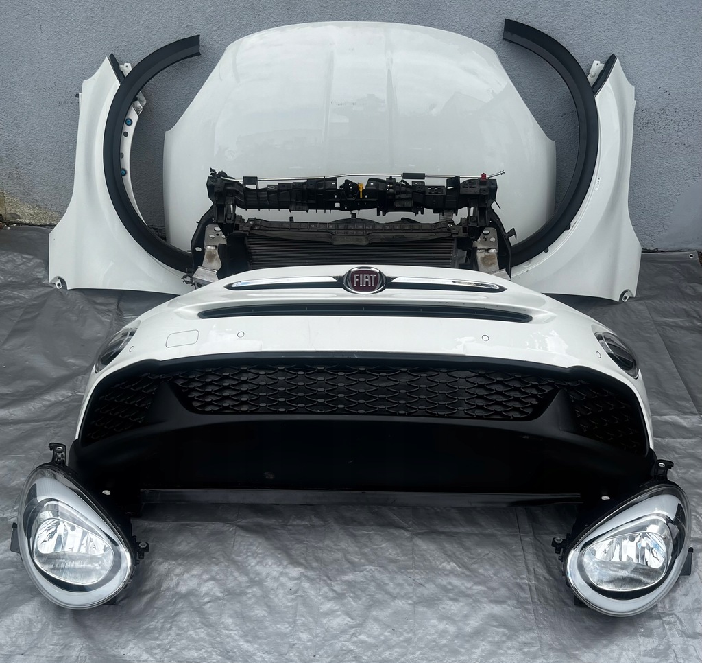 фото №7, Fiat 500x lift бампер капот лампы крылья pas передний 2018-