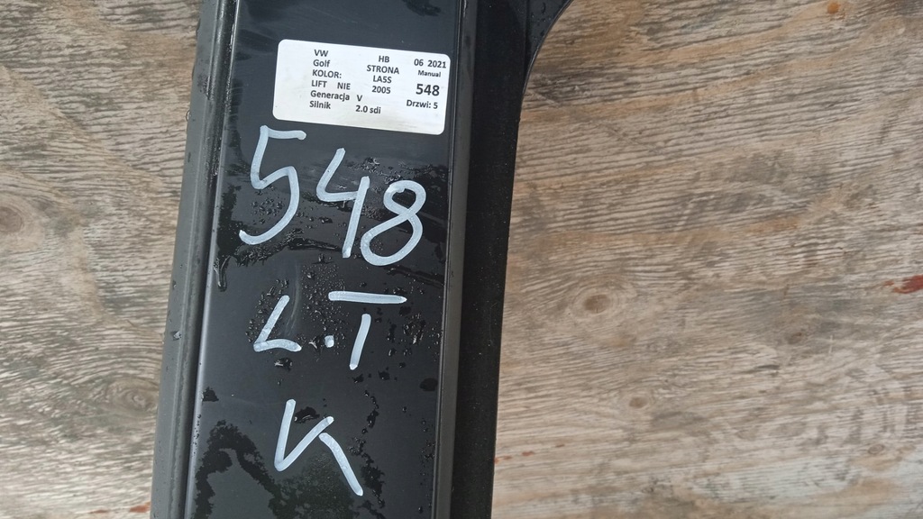 фото №11, Vw golf v hb дверь задняя левый la5s