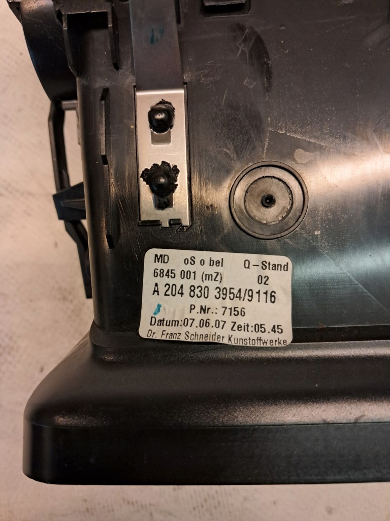 фото №7, Решітка середня обдув mercedes w204 a2048303954