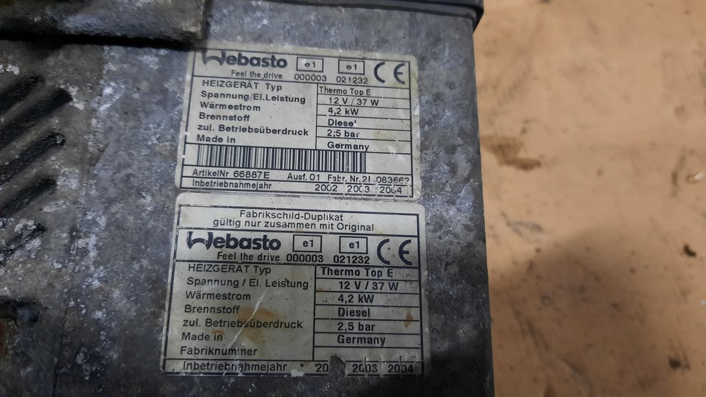 фото №4, Webasto ford focus mk1 1.8d 66887e