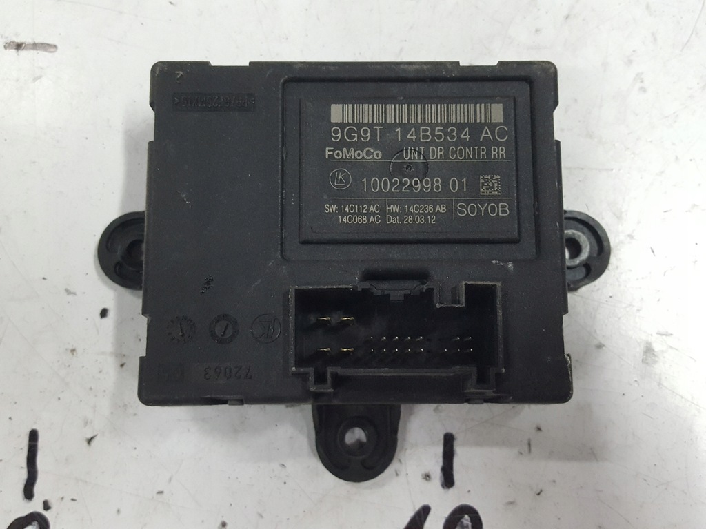 фото №1, Ford mondeo mk4 lift 10-14r модуль дверь задняя