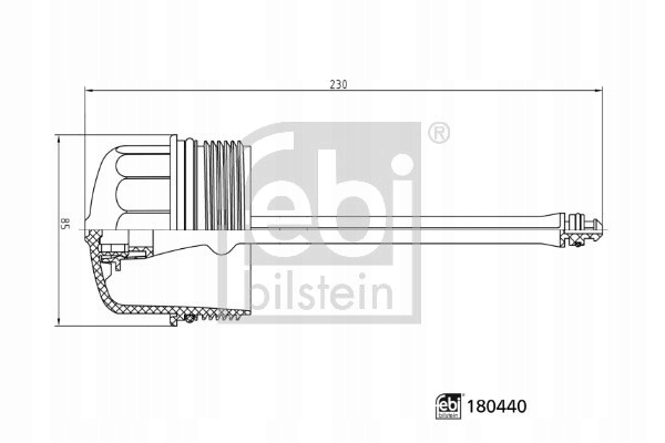 фото №1, Febi bilstein 180440 кришка, корпус фільтра оливи