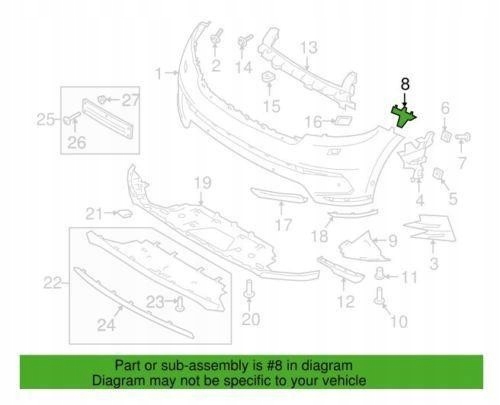 фото №7, Бампер land rover range rover velar r-dynamic 2020-2021 оригинальный