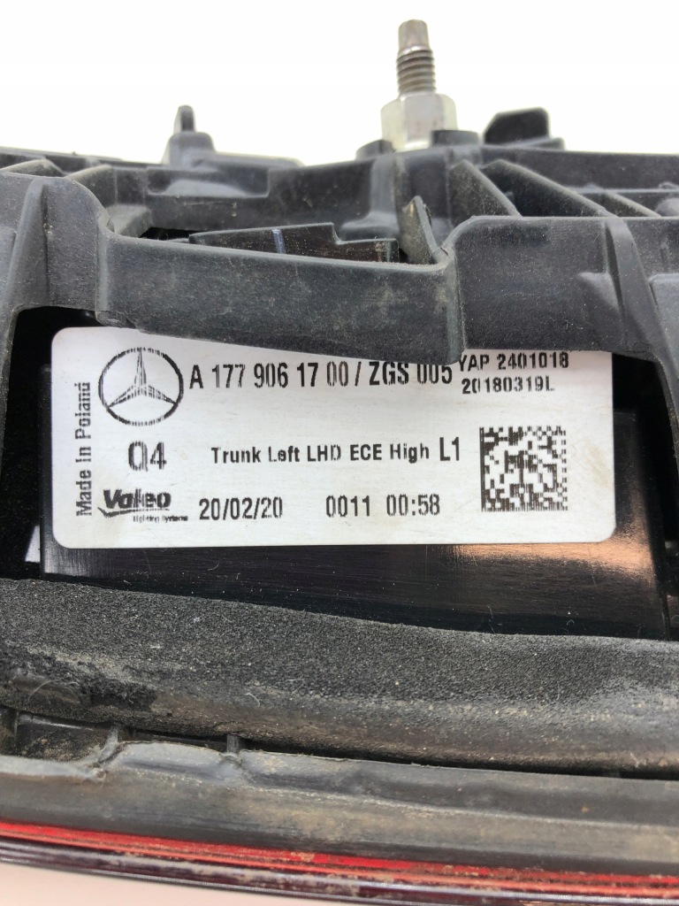 Mercedes w177 фара левая задняя w крышке  led a1779061700 Киев