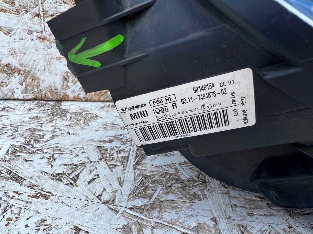 фото №3, Лампа передня перед mini s f56 full led права