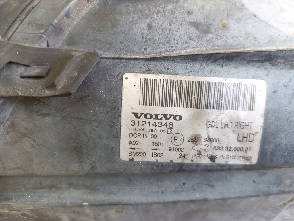 фото №9, Лампа передняя правая lub левая ксенон volvo v70 xc70 s80 31214348