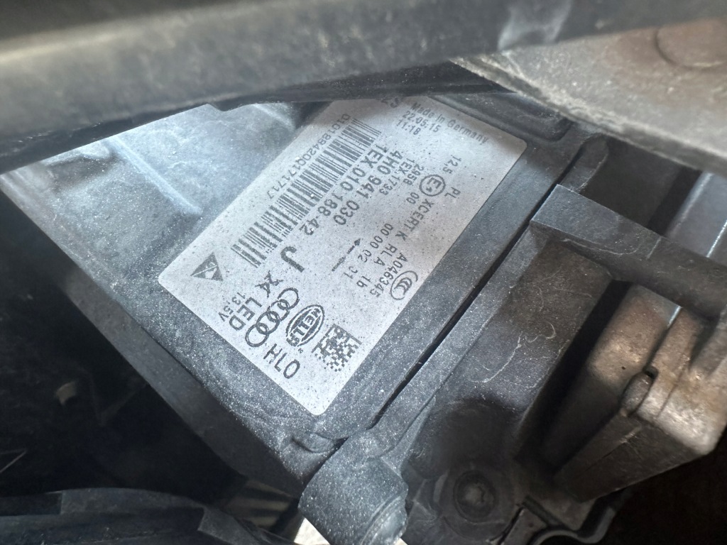 Фара фонари full led matrix audi a8 d4 перед  fl европа  4h0941030j 4h0941029j Недорого