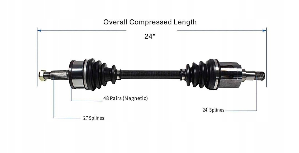 Купити Привідний вал привідна правий chrysler 300c 2005-2023 awd