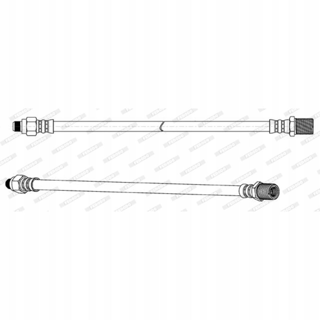 фото №1, Шланг ham. задняя ferodo fhy2805