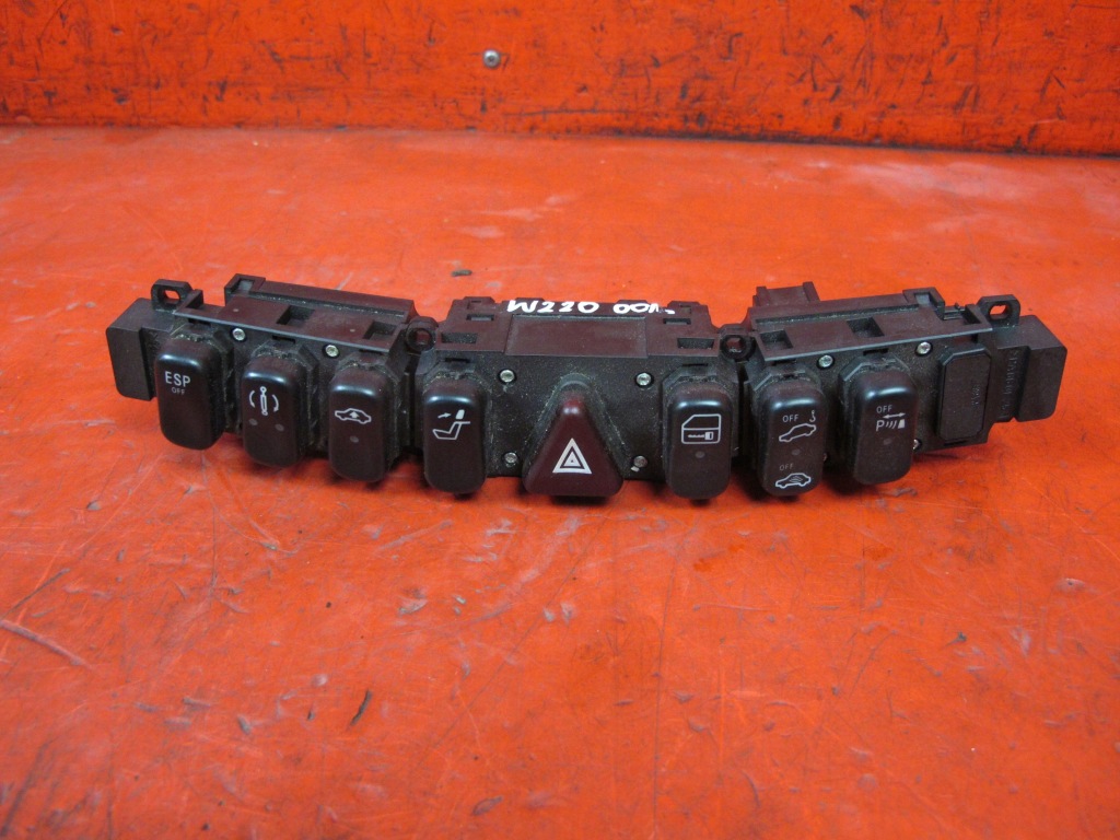 фото №1, Mercedes w220 s-klasa панель переключатели esp pdc