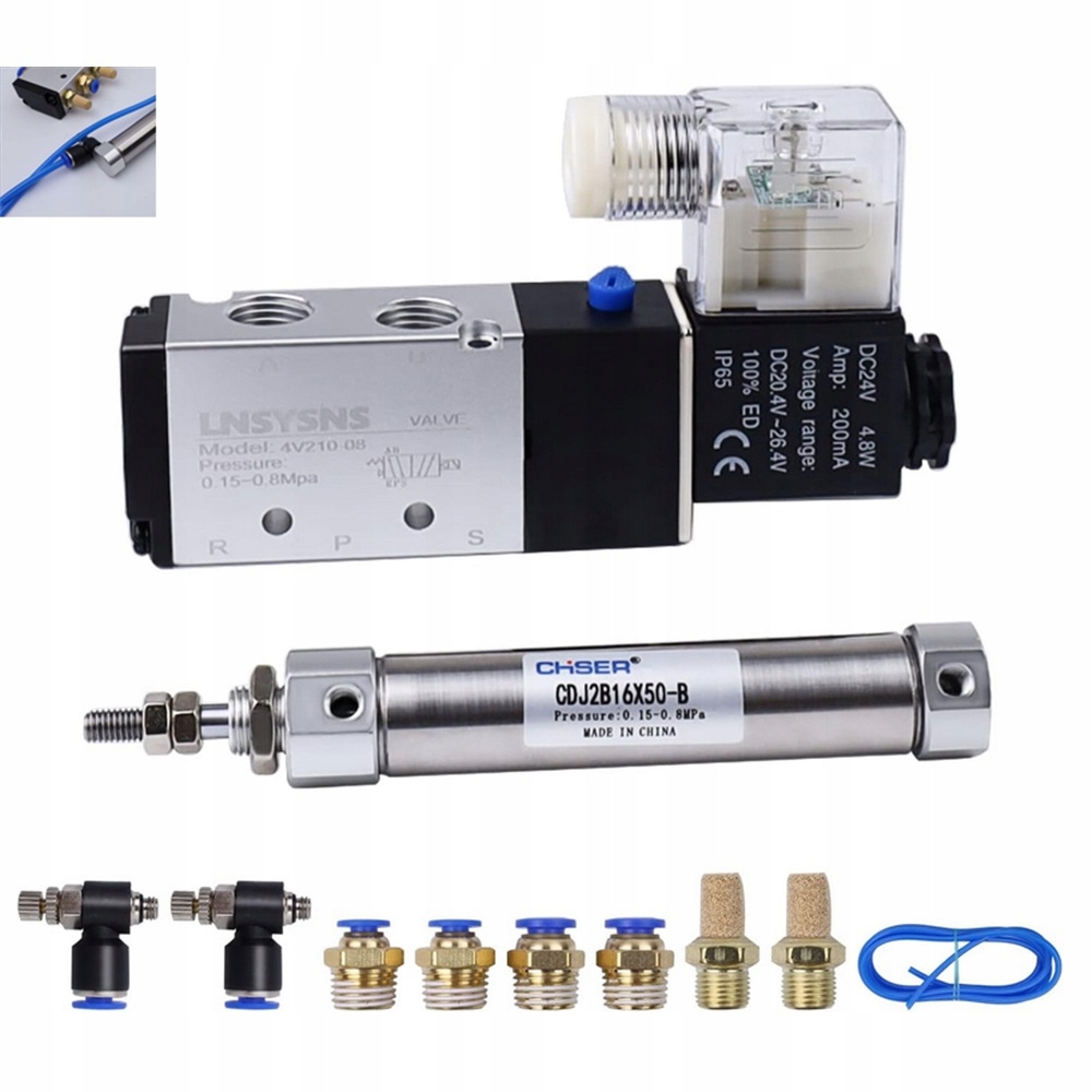 фото №12, Клапан elektromagnetyczny24v200ma1/4 легка електропроводка низькі знос energii