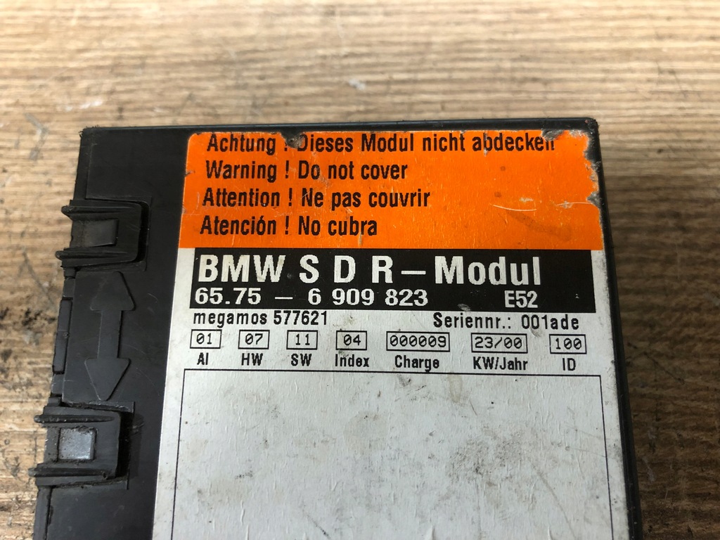 фото №8, 6909823 модуль сигнализация bmw z3 e36