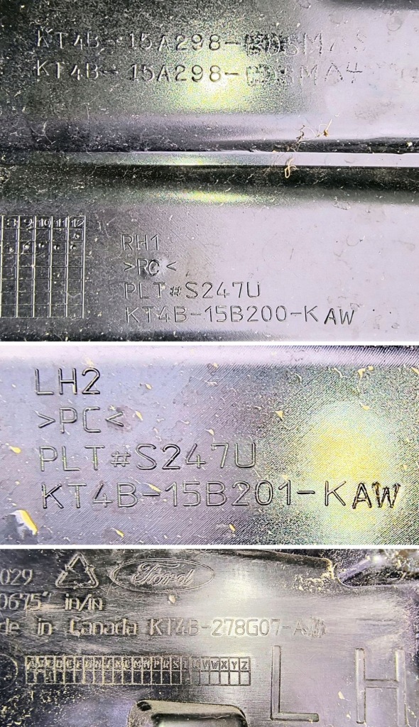 фото №12, Бампер решётка хром направляющая балка усилитель ford edge ii lift 18- st-line