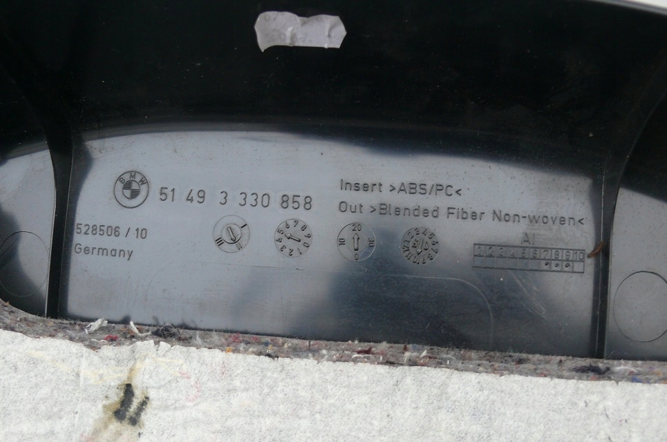 фото №8, Обивка крышки багажника bmw x3 e83 04-07r. 3330858