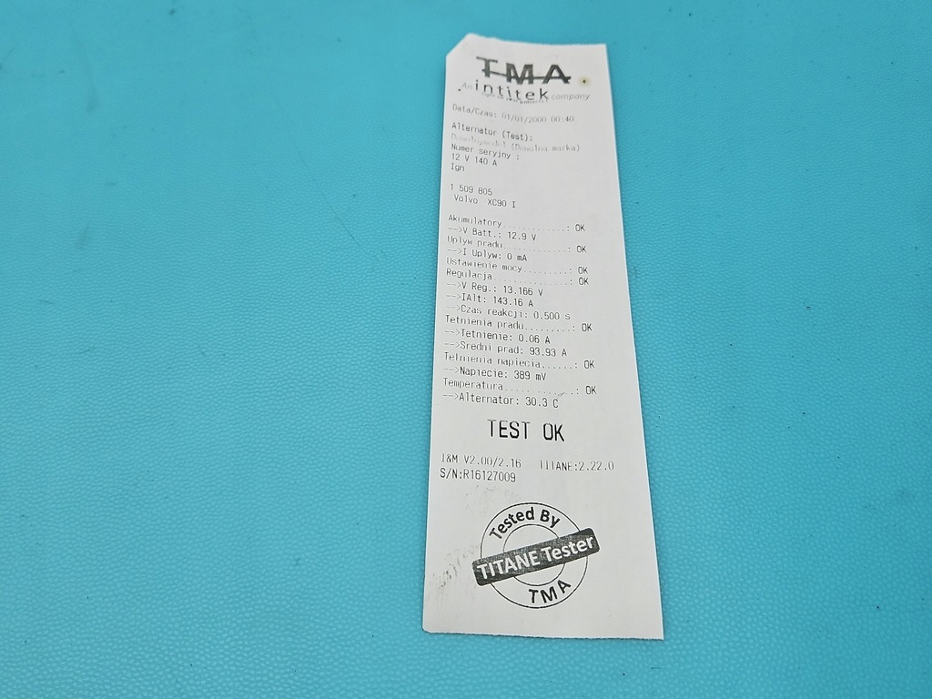 фото №7, Test генератор volvo xc90 i 02- 30667787 2.4 d5 d5244t