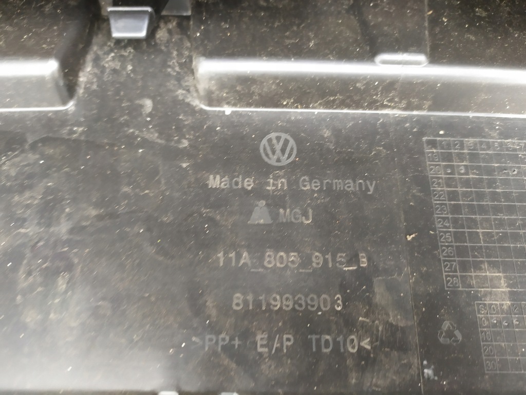 фото №6, Vw id.5 11e бампер перед + решётка + накладка спойлер накладка-спойлер 11e853677