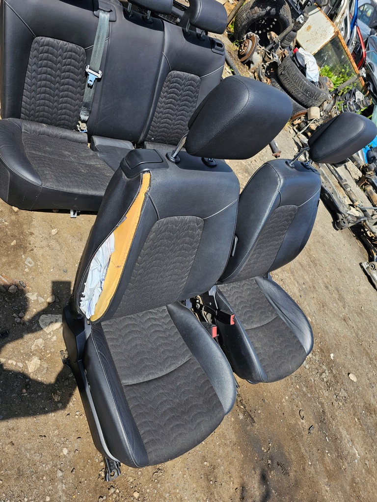 фото №6, Сидіння сидіння заднє сидіння обшивки kompmet pół шкіра kia ceed 08' eu